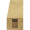 Ekena Millwork 3-inch W x 6-inch D x 6-inch H Merced Rough Cedar Woodgrain TimberThane Knee Brace, Primed BRCUR03X06X06MRCRCPR - alternate 4